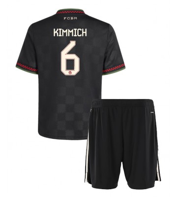Bayern Munich Joshua Kimmich #6 Tercera Equipación Niños 2025-26 Manga Corta (+ Pantalones cortos)